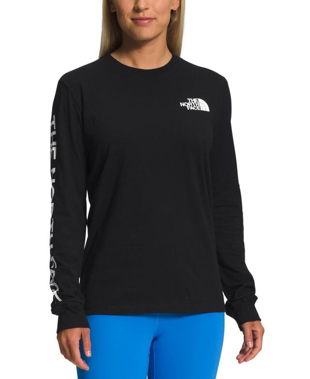 The North Face Womens Long-Sleeve Graphic T-shirt - Mineral Purple Product Image