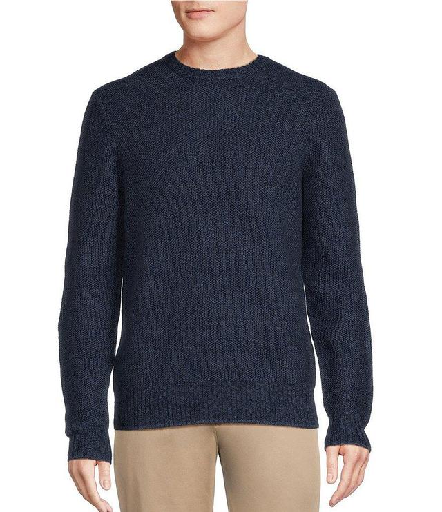 Cremieux Blue Label Down East Collection Honeycomb Wool Sweater Product Image