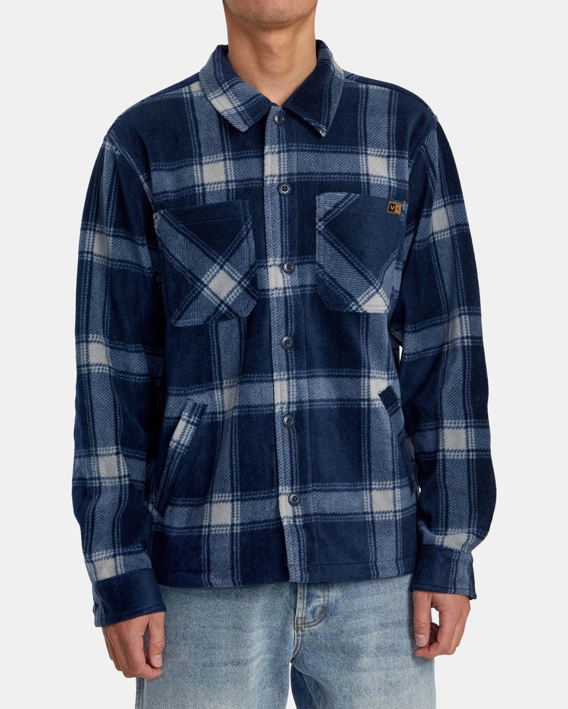 Yukon Hi Pile Fleece Shirt Jacket - Moody Blue Product Image