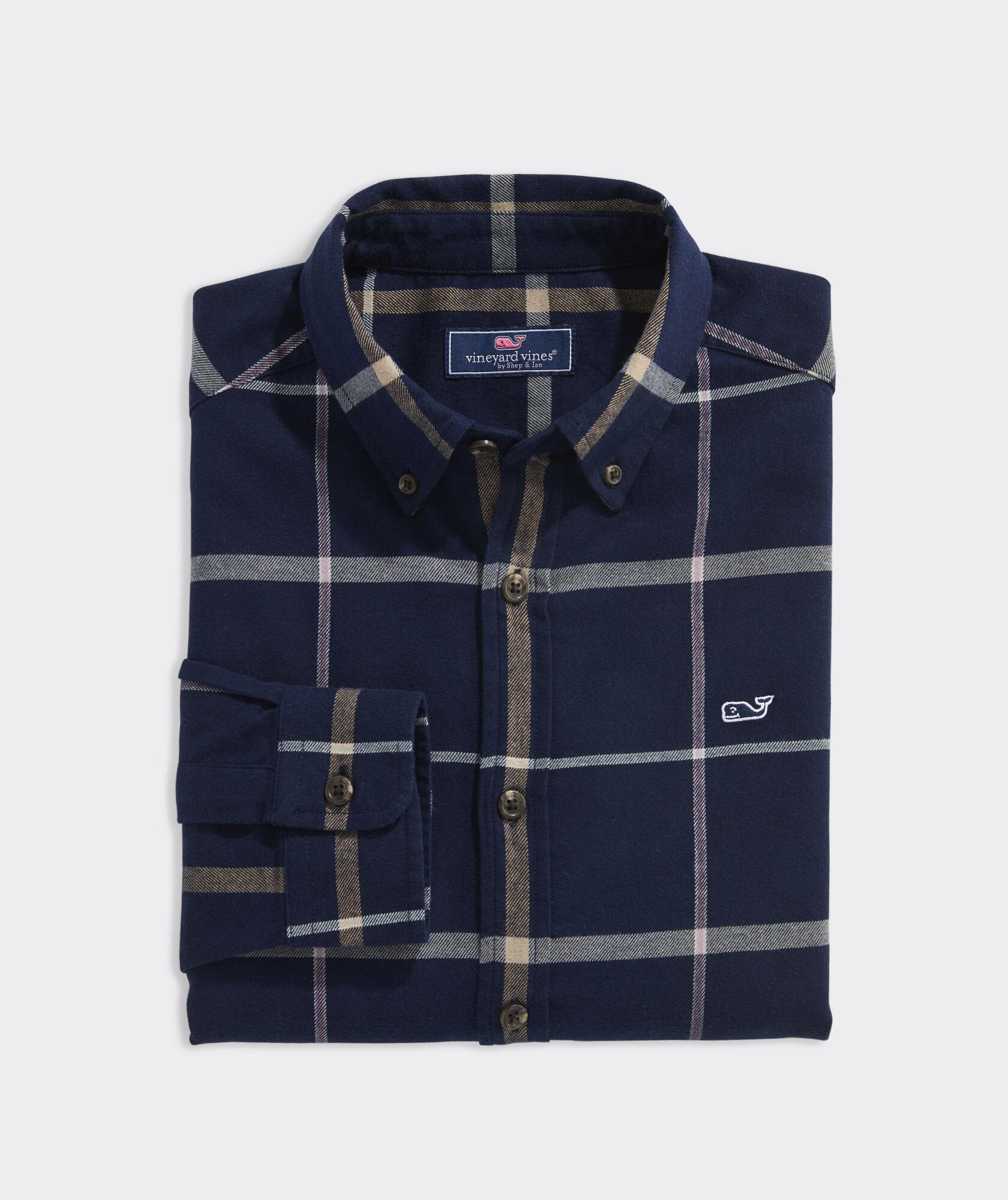 Vineyard Flannel Plaid Shirt Product Image