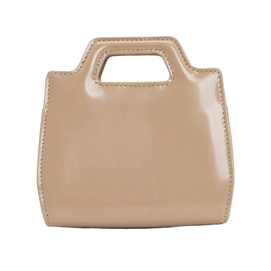 Salvatore  Mini Wanda Top Handle Bag In White/beige Product Image