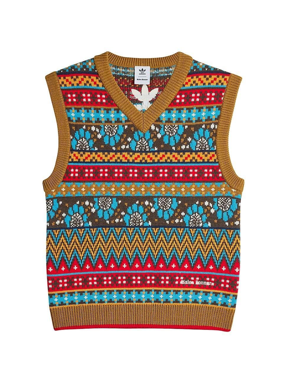 Mens adidas x Wales Bonner Knit Sweater Vest Product Image