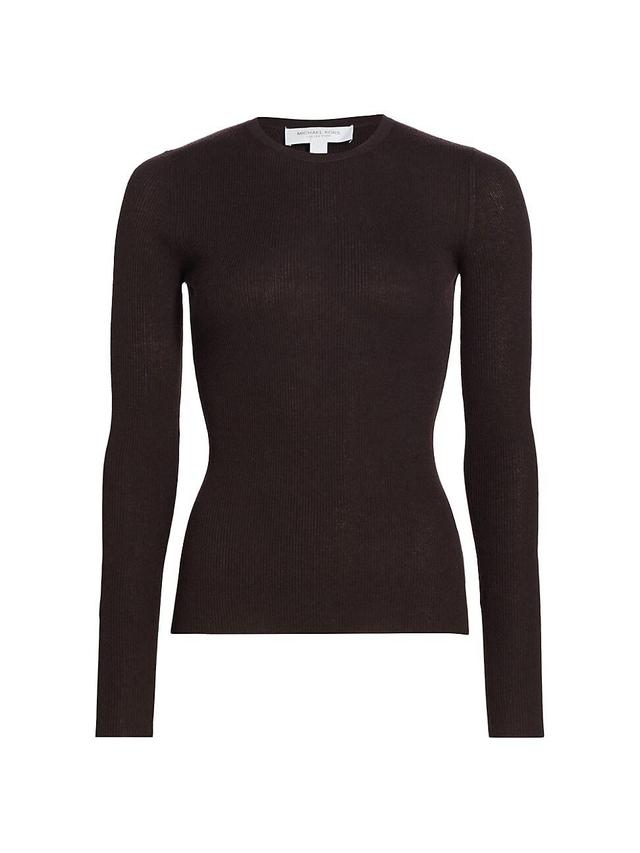 Womens Hutton Ribbed Cashmere Sweater Product Image