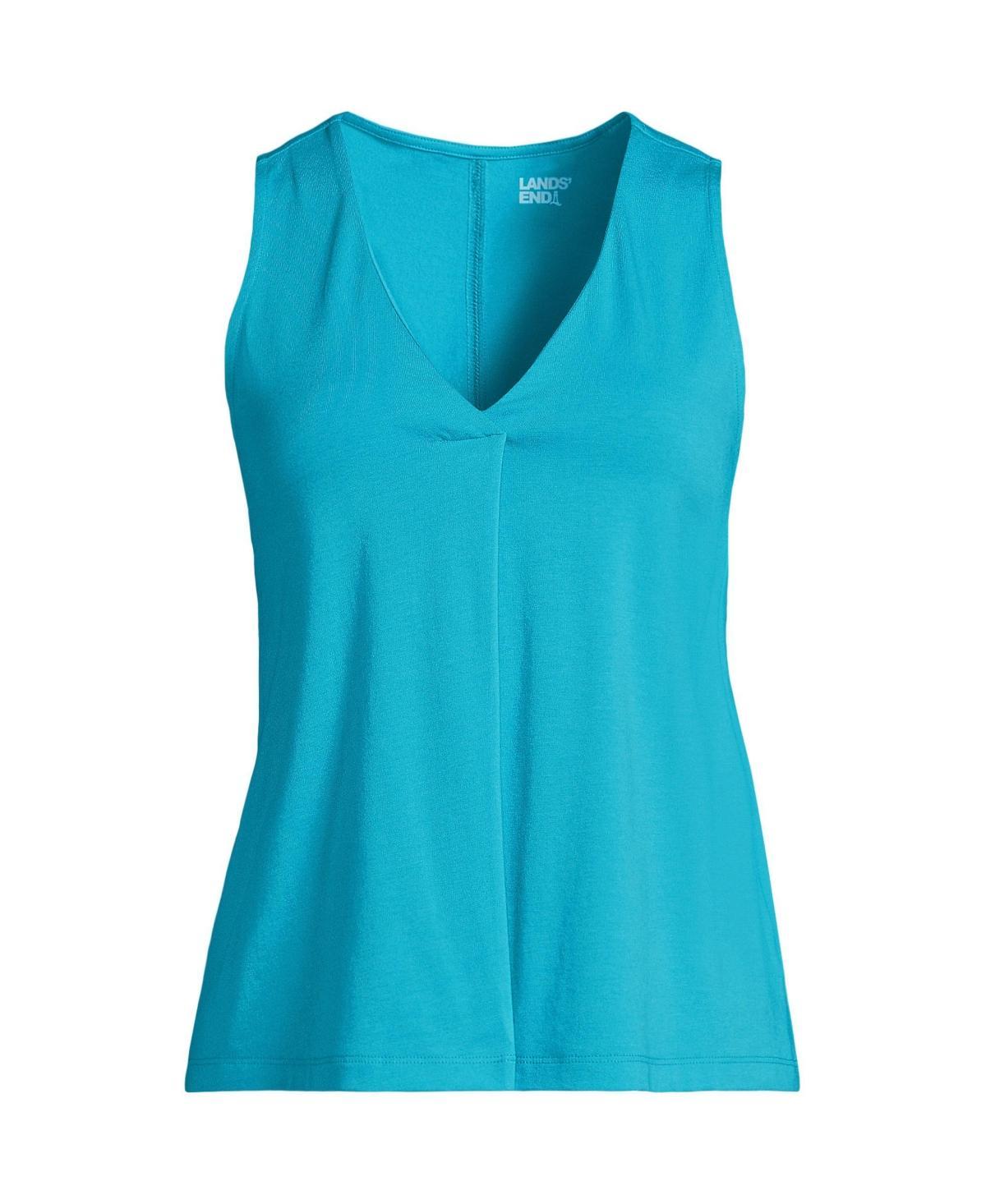 Lands End Womens Lightweight Jersey Tank Top Product Image