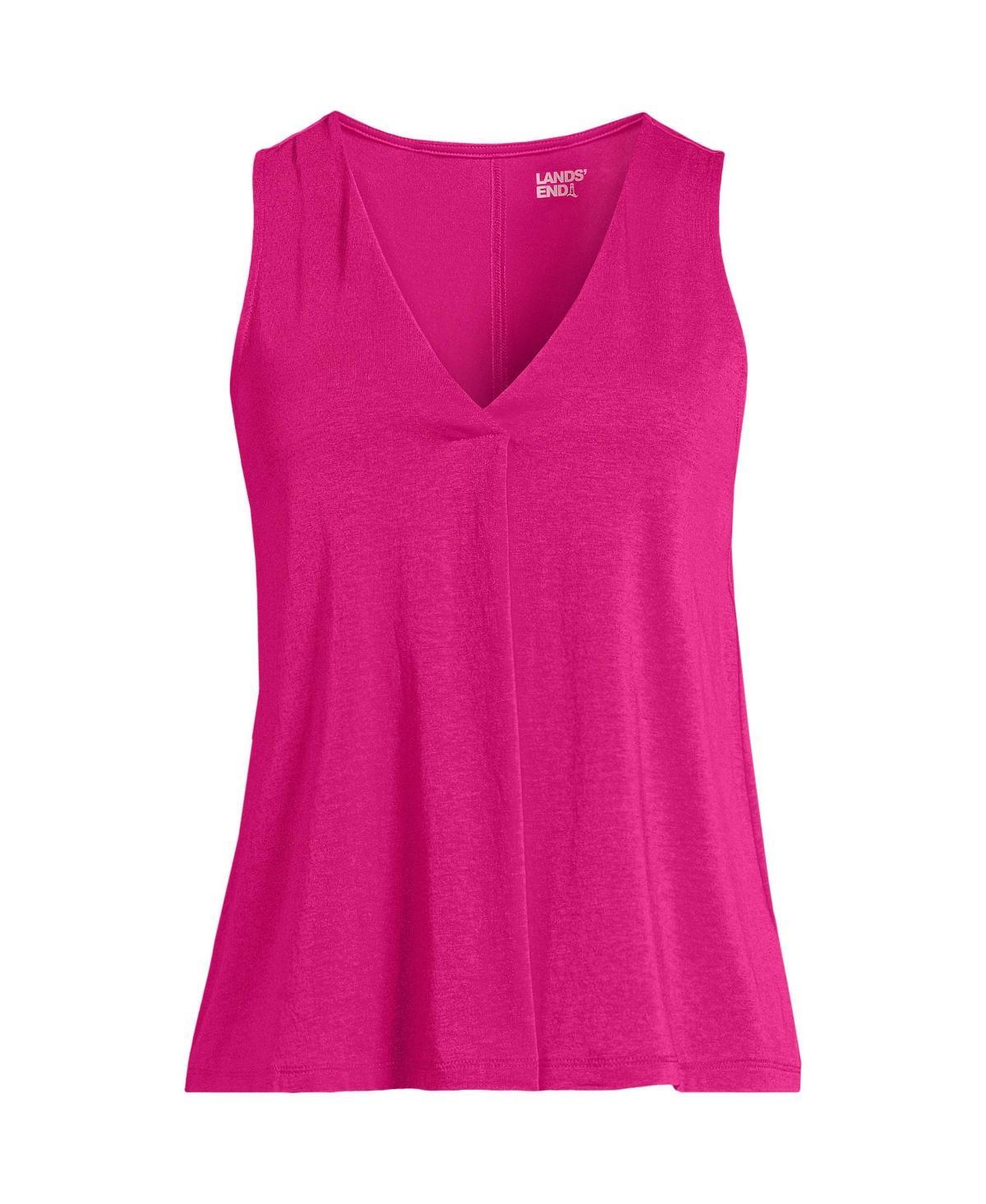 Lands End Womens Lightweight Jersey Tank Top Product Image