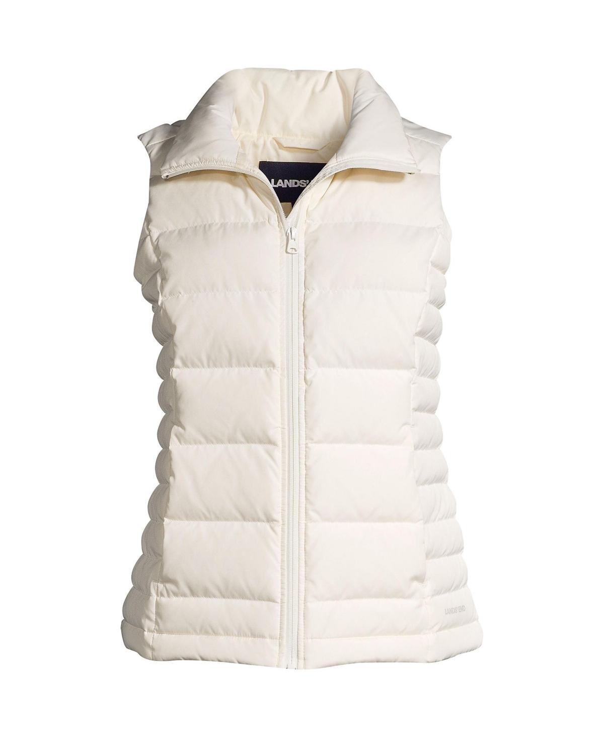 Womens Lands End Down Puffer Vest Product Image