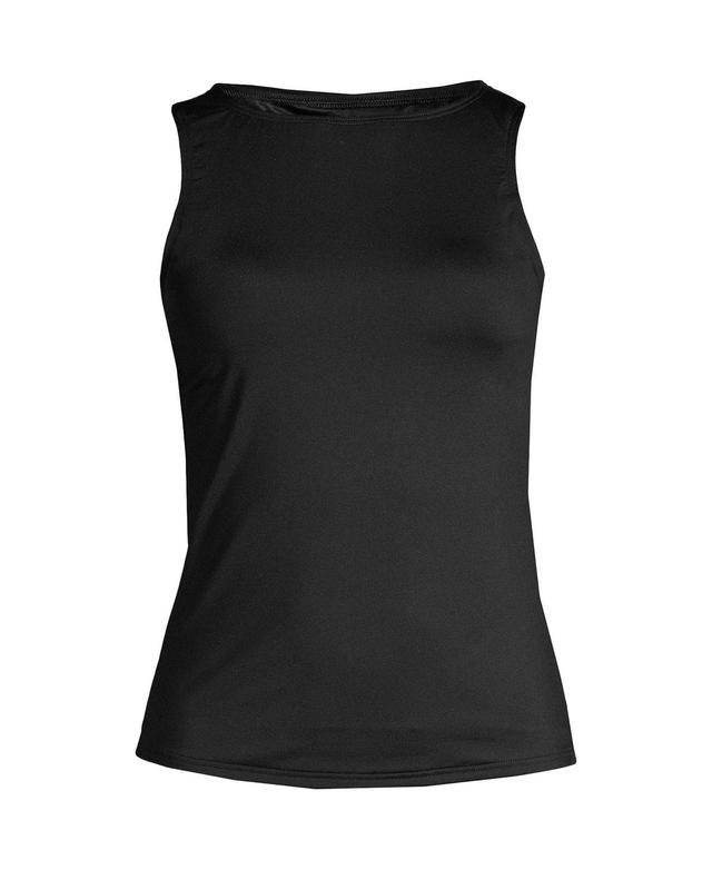 Womens Lands End UPF 50 Bust Minimizer Tankini Top Dark Blue Product Image