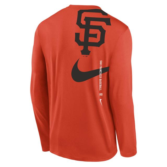 San Francisco Giants Large Swoosh Back Legend Nike Men's Dri-FIT MLB T-Shirt Product Image