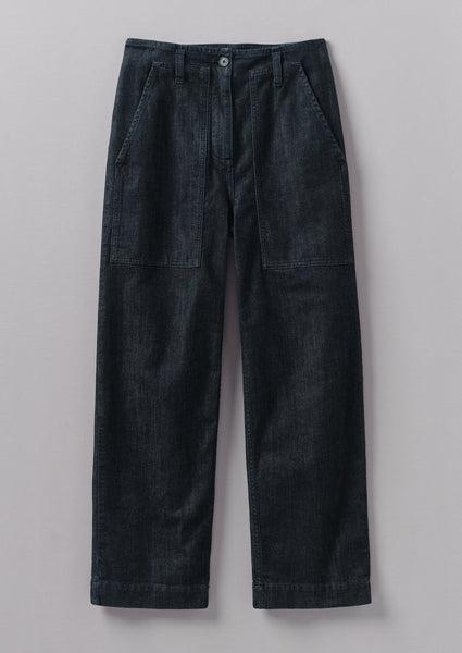 Indigo Denim Workwear Pants | Indigo Product Image