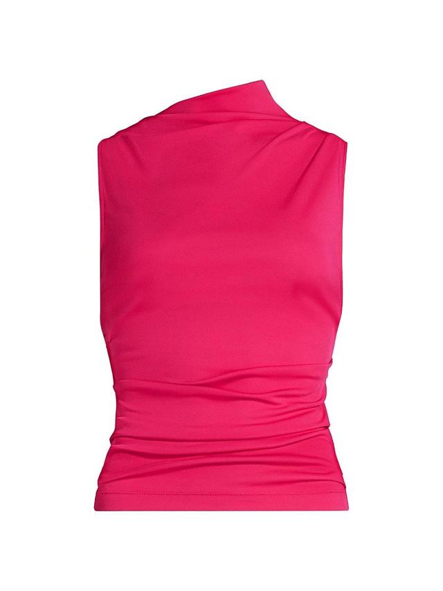 Womens Draped Jersey Sleeveless Top Product Image