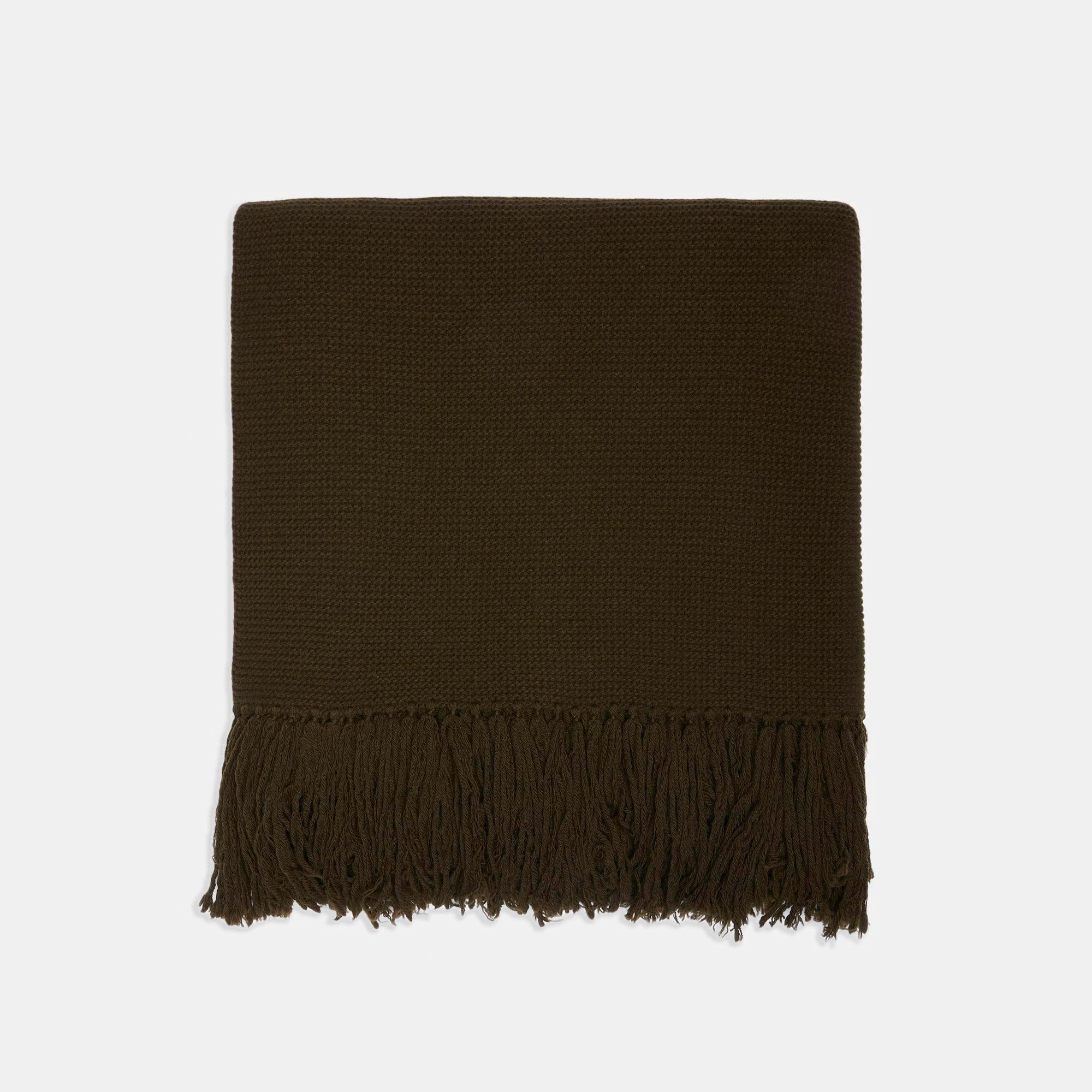 Felted Wool-Cashmere Fringe Blanket Scarf | Theory Product Image