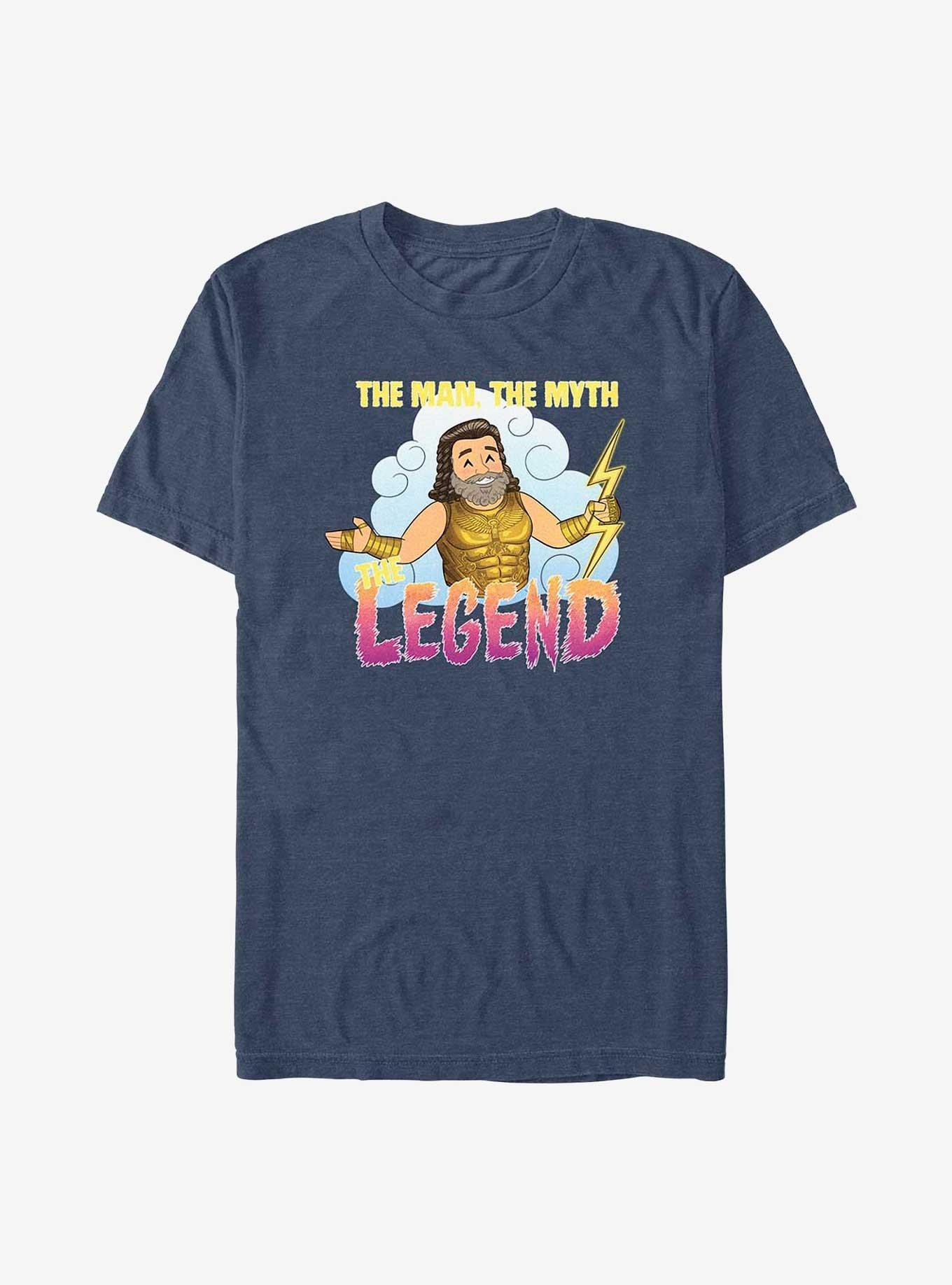 Marvel Thor: Love and Thunder Zeus Man Myth Legend T-Shirt Product Image