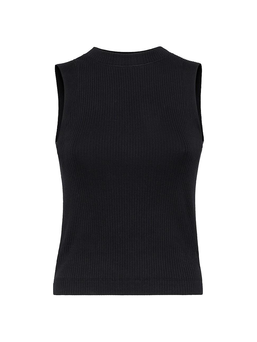 Womens Cotton Ribbed Jersey Top product image