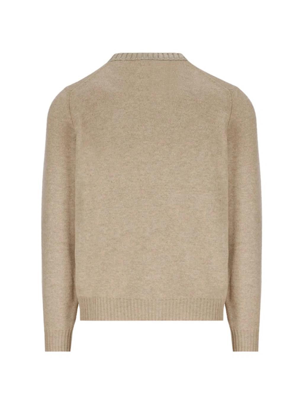 Crewneck Long In Light Camel/ Fog product image