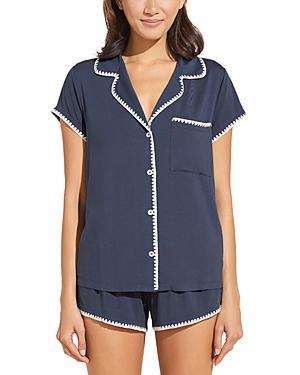 Eberjey Frida Whipstitch Short Pajama Set Product Image