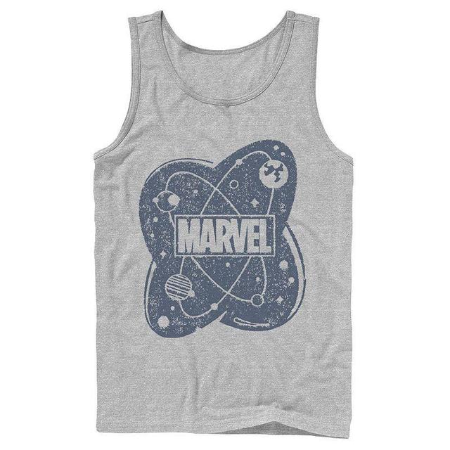 Mens Marvel Atom Logo Tank Top Athletic Grey Product Image