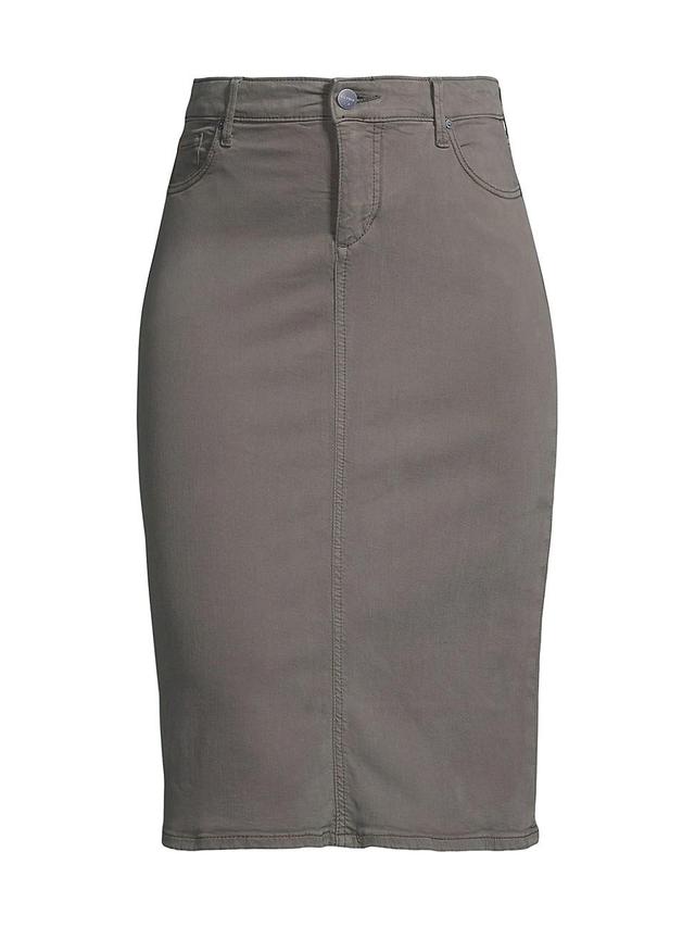 Womens Denim Pencil Skirt Product Image