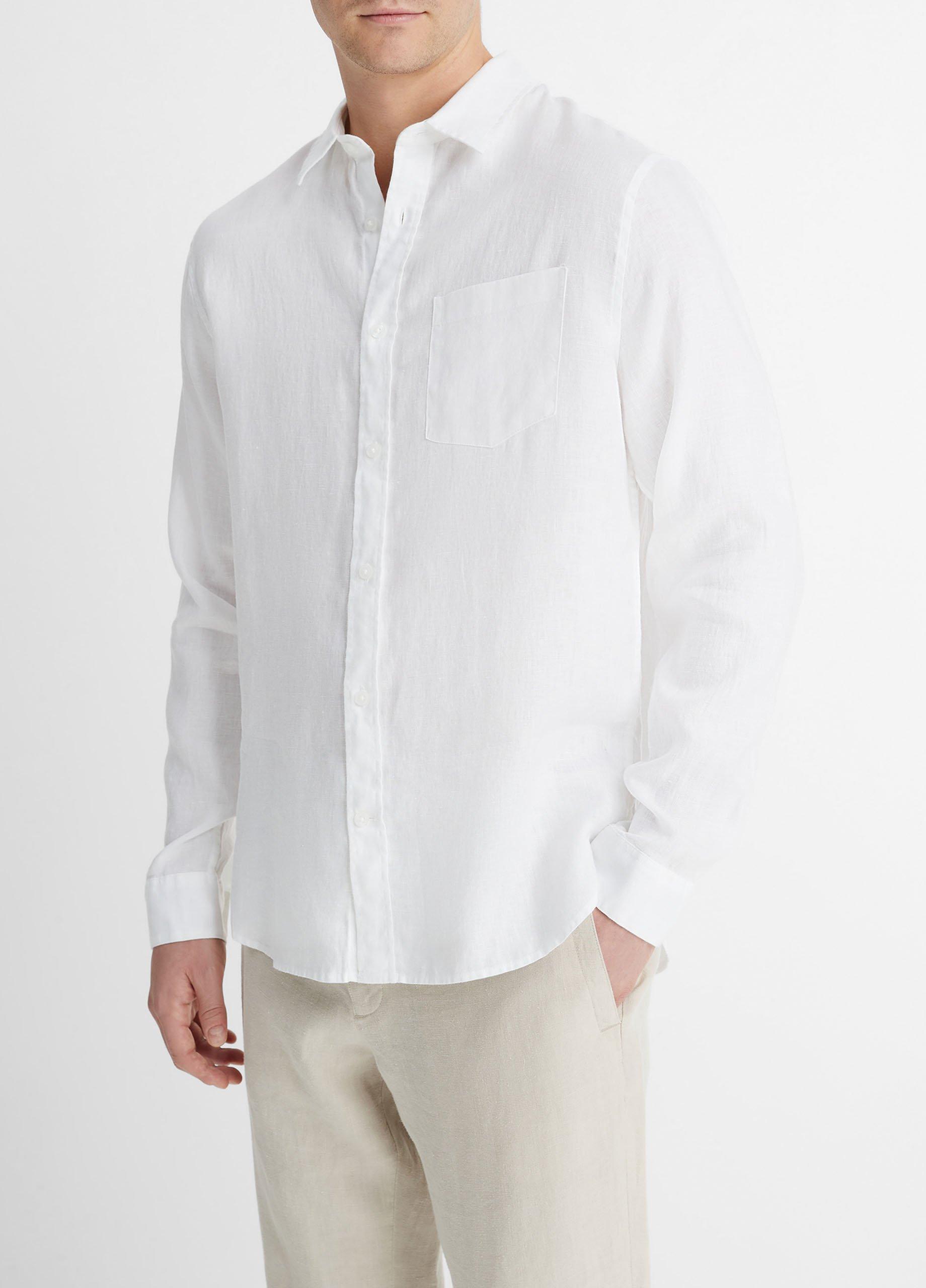 Linen Long-Sleeve Shirt Product Image