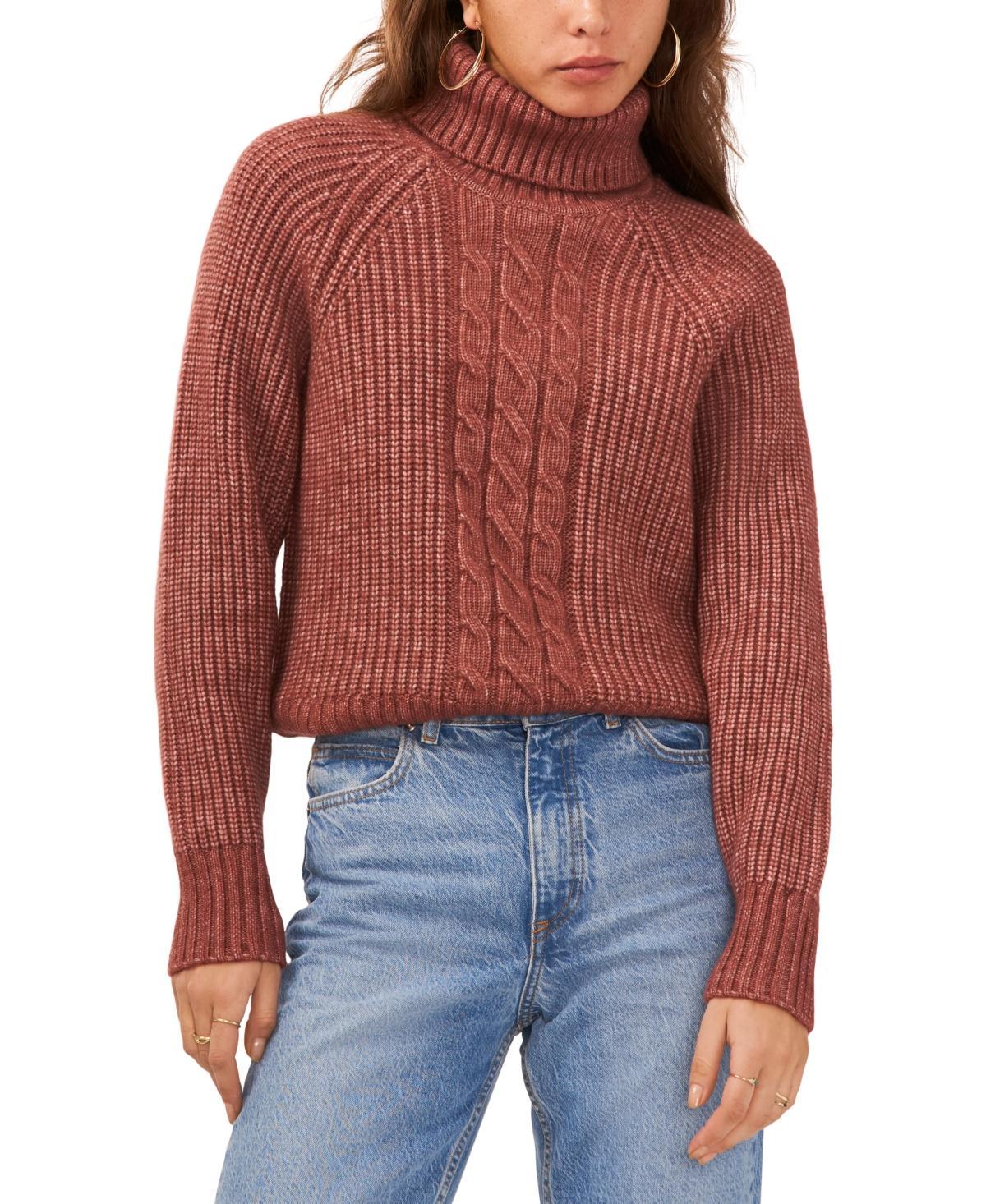 1.STATE Back Cutout Turtleneck Sweater Product Image