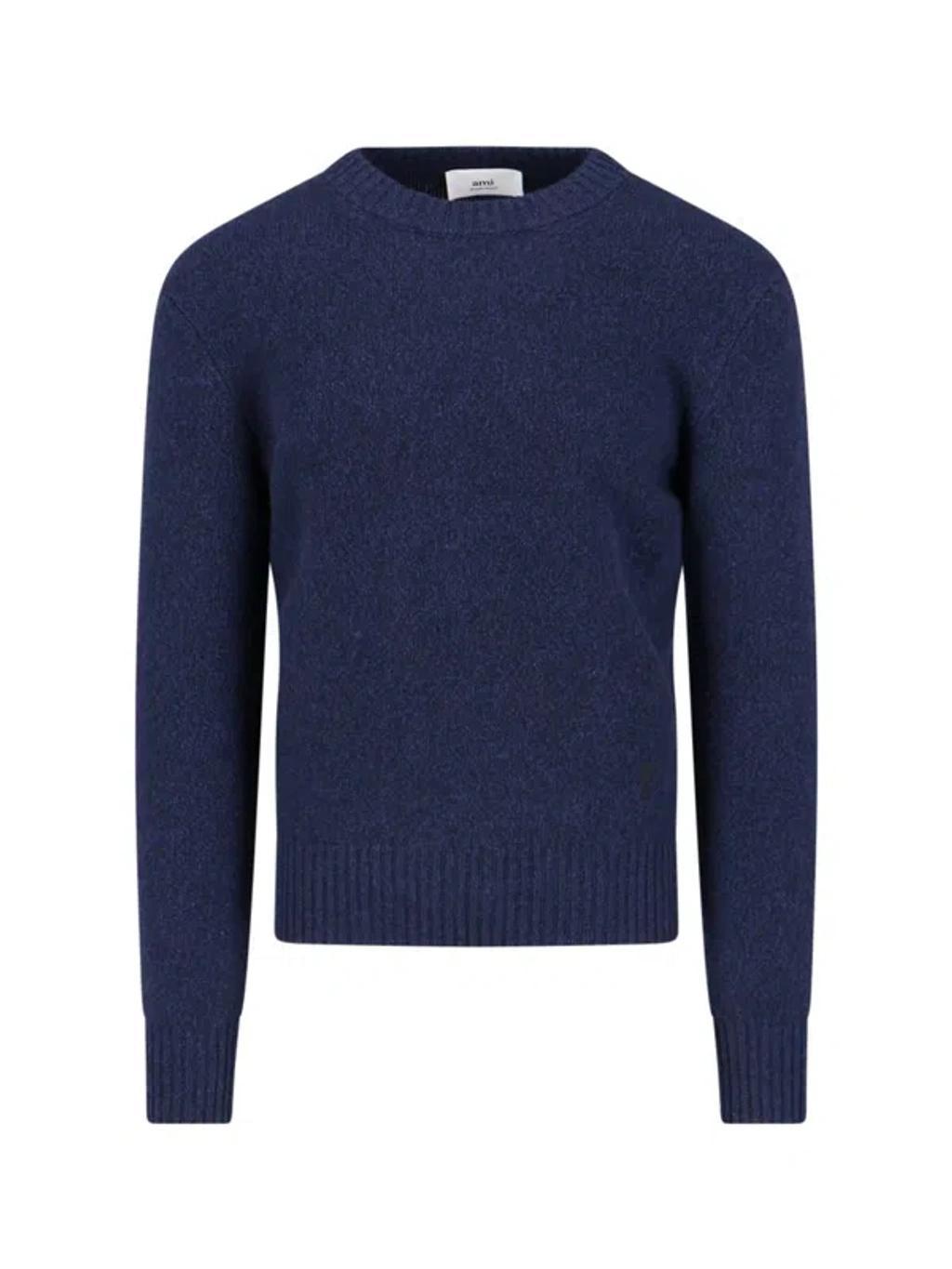 Ami Sweaters In Blue Product Image