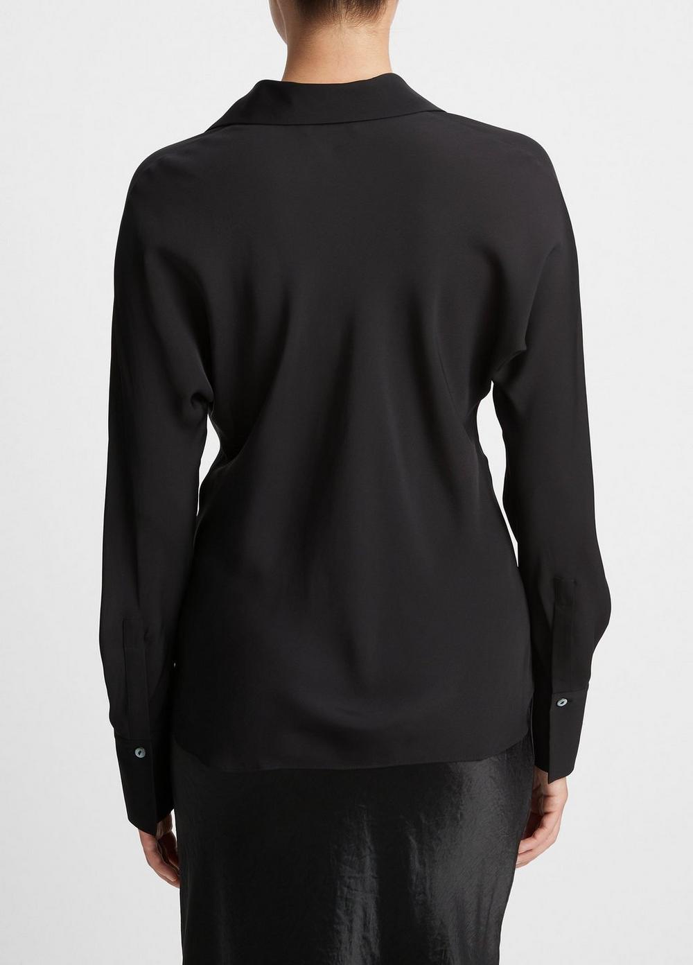 Silk Bias Dolman-Sleeve Shirt Product Image