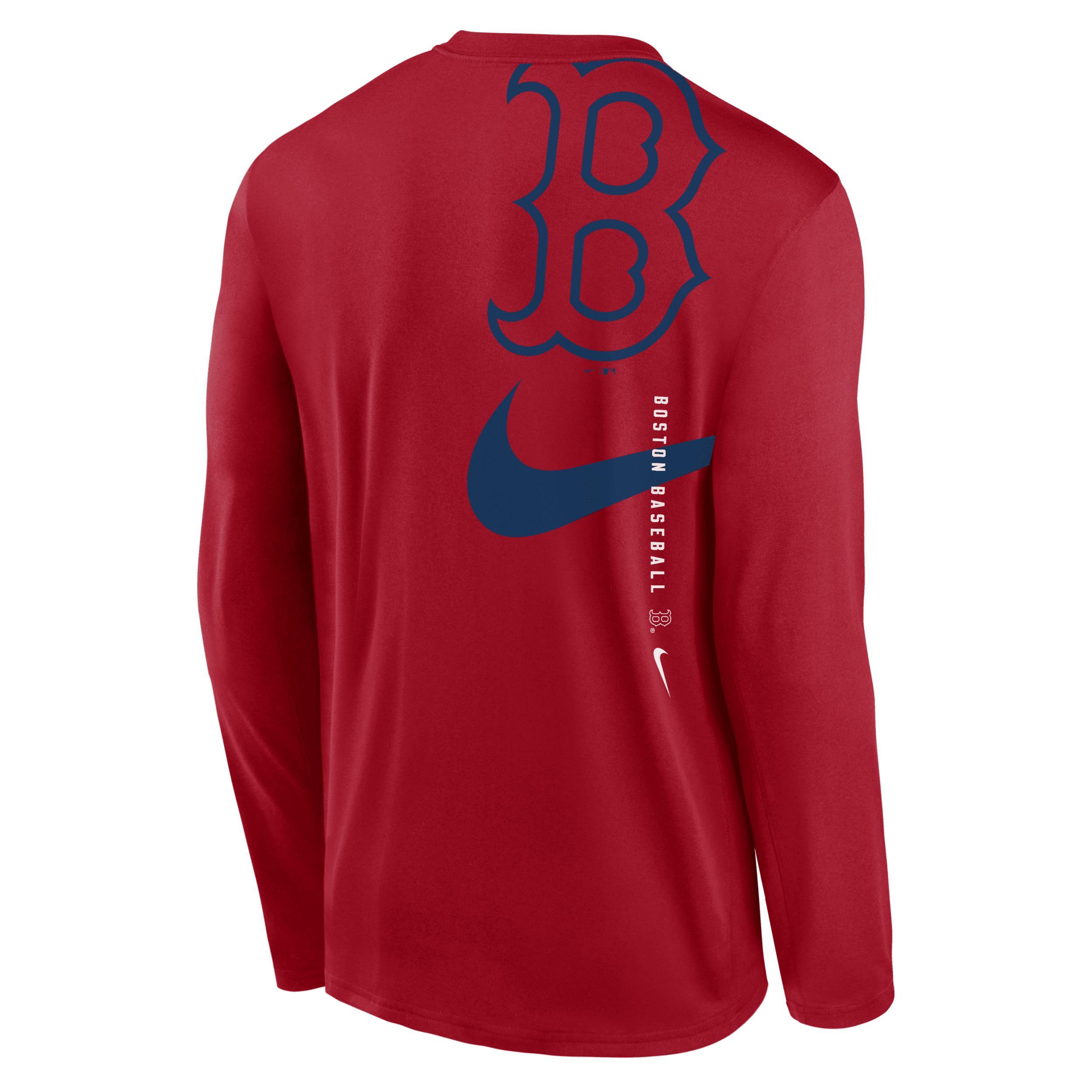 Boston Red Sox Large Swoosh Back Legend Nike Men's Dri-FIT MLB T-Shirt Product Image