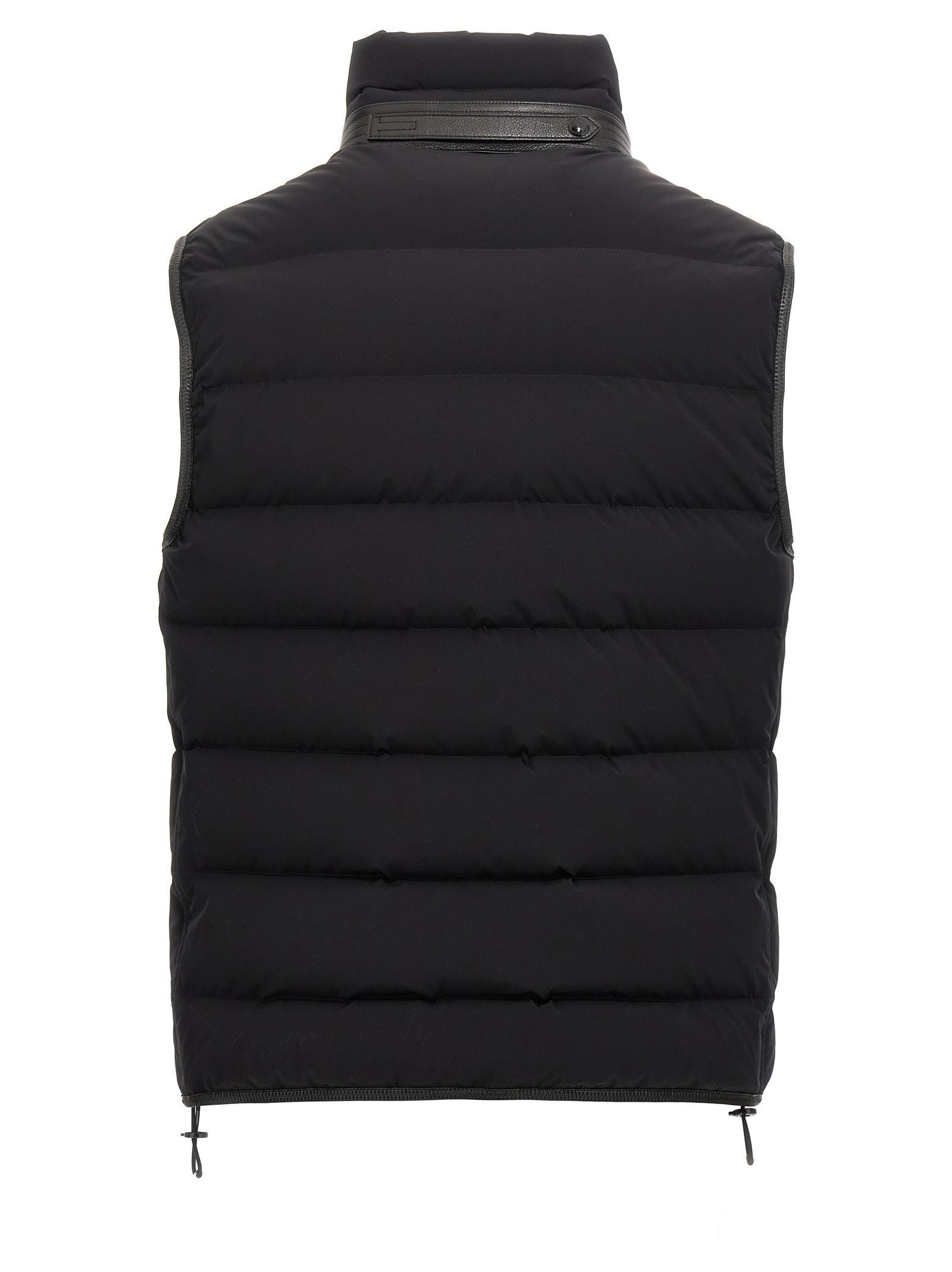 Padded Vest In Black Product Image