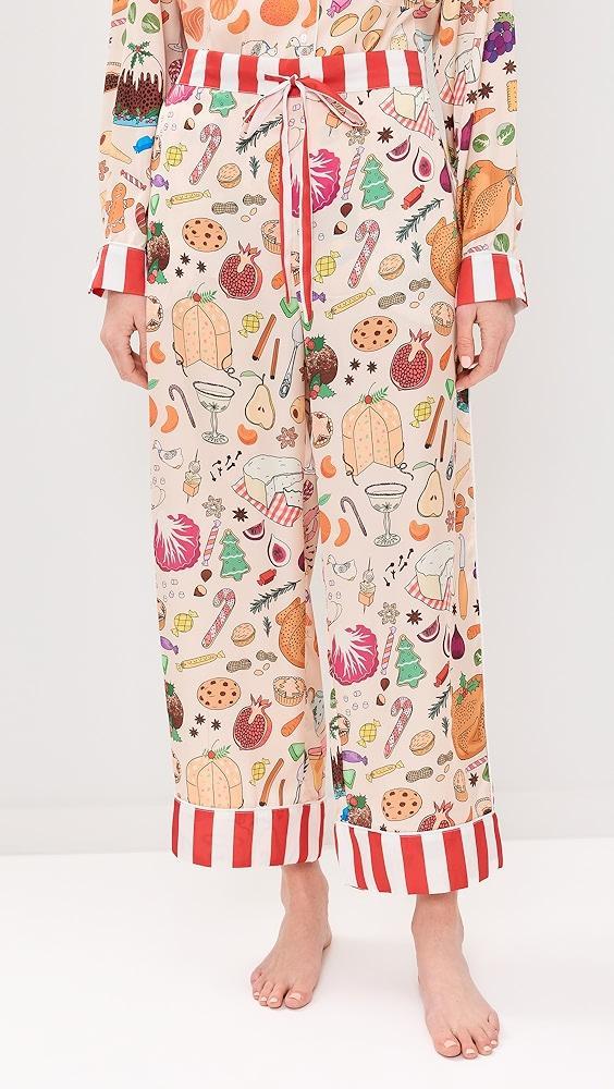 Karen Mabon Holiday Feast Long Pajama Set | Shopbop Product Image