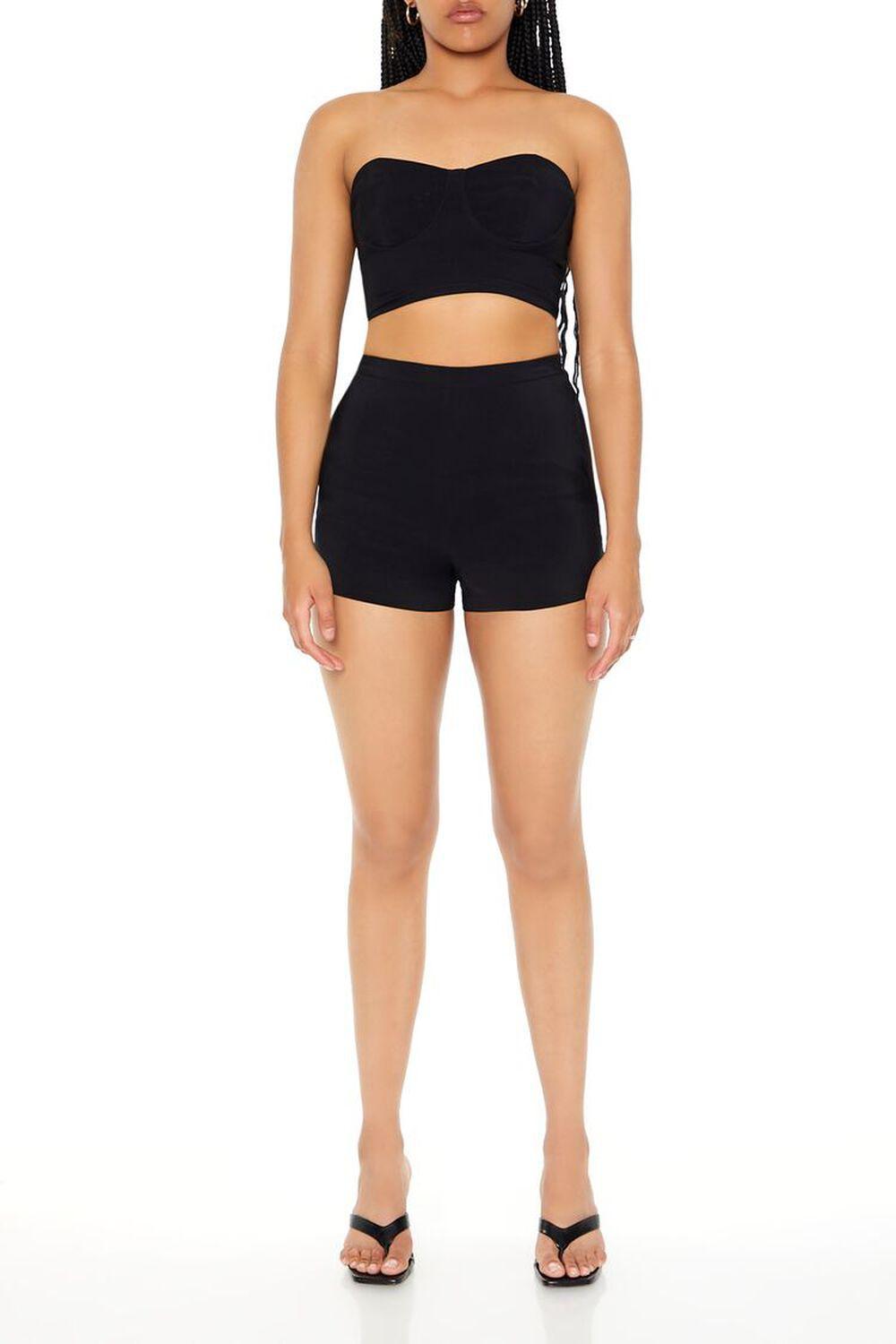 Sweetheart Tube Top & Shorts Set | Forever 21 Product Image