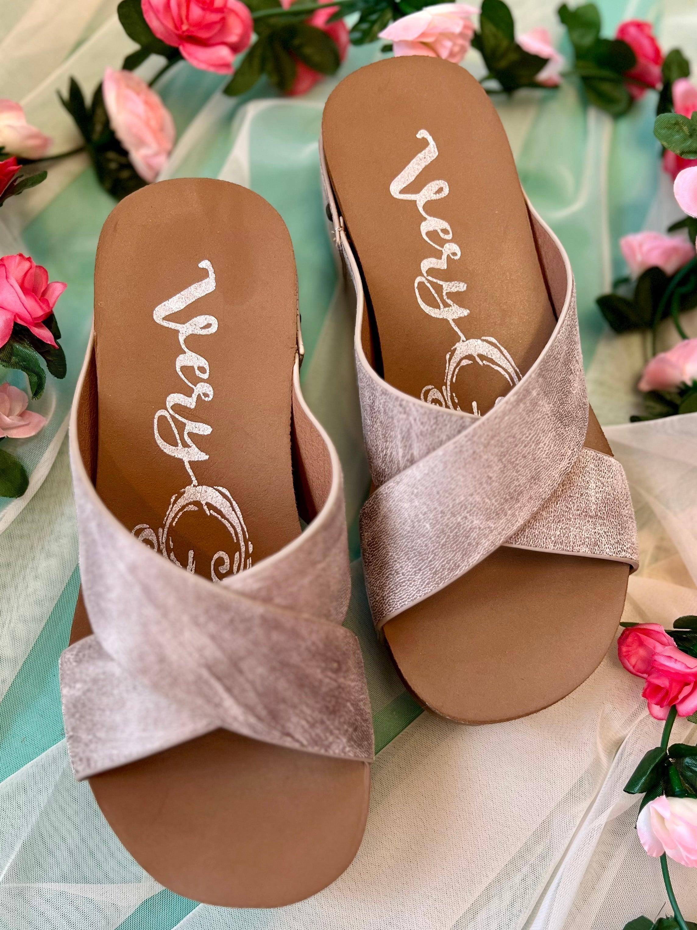 Crossed Paths Sandals - TAUPE* Product Image