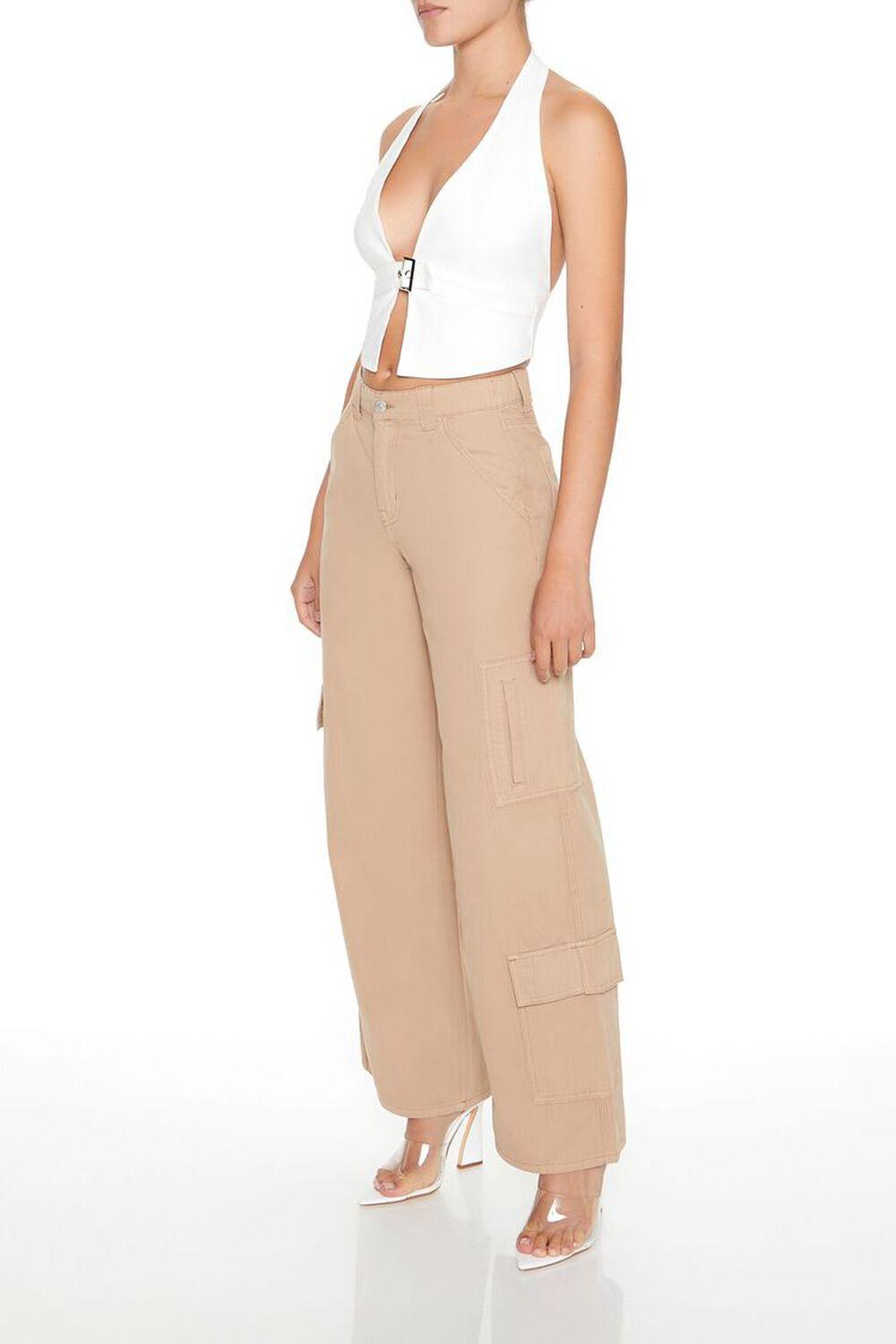 Twill Cargo Carpenter Pants | Forever 21 Product Image