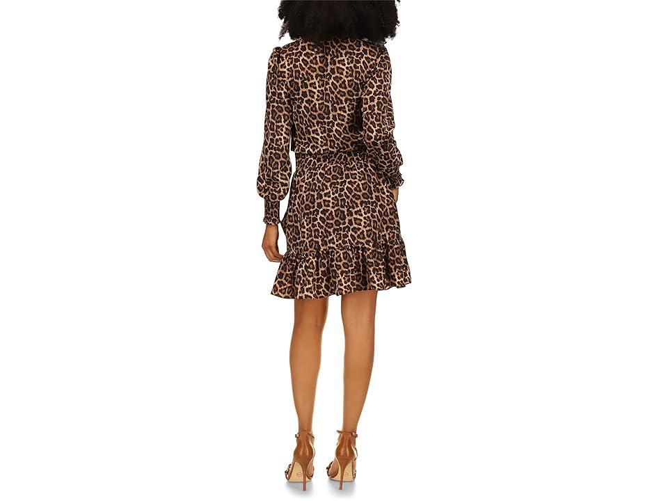 MICHAEL Michael Kors Nubian Julia Dress (Dark Camel) Women's Clothing Product Image