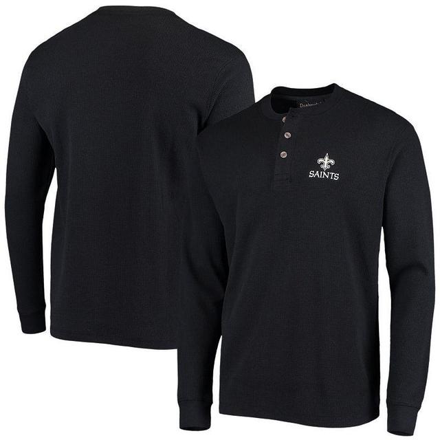 Mens Dunbrooke New Orleans Saints Logo Maverick Thermal Henley Long Sleeve T-Shirt Product Image