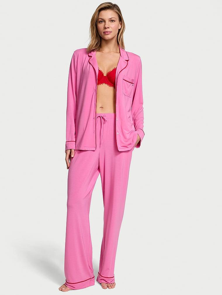 Modal Soft Long Pajama Set Product Image