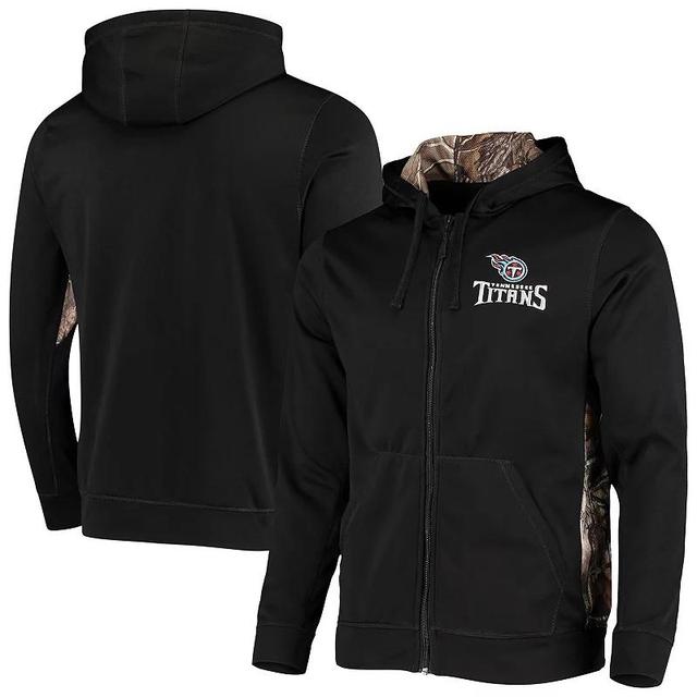 Mens Dunbrooke Black/Realtree Camo Tennessee Titans Decoy Tech Fleece Full-Zip Hoodie Product Image