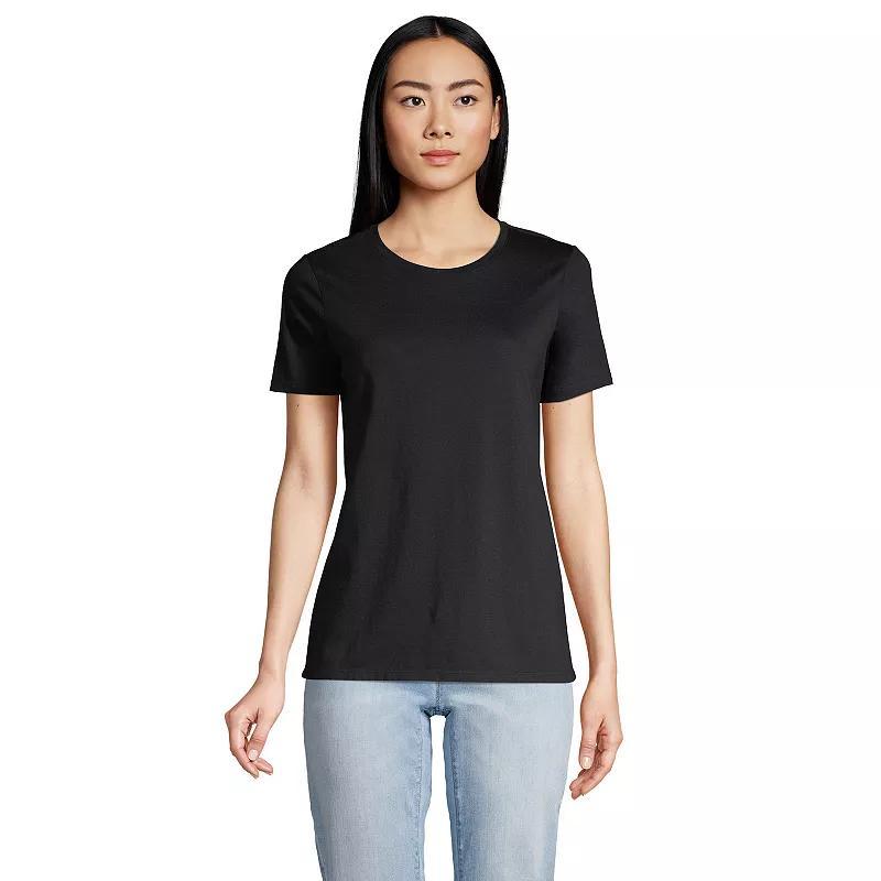 Women's Relaxed Supima Cotton Short Sleeve Crewneck T-Shirt - Rich Coffee - XS Product Image