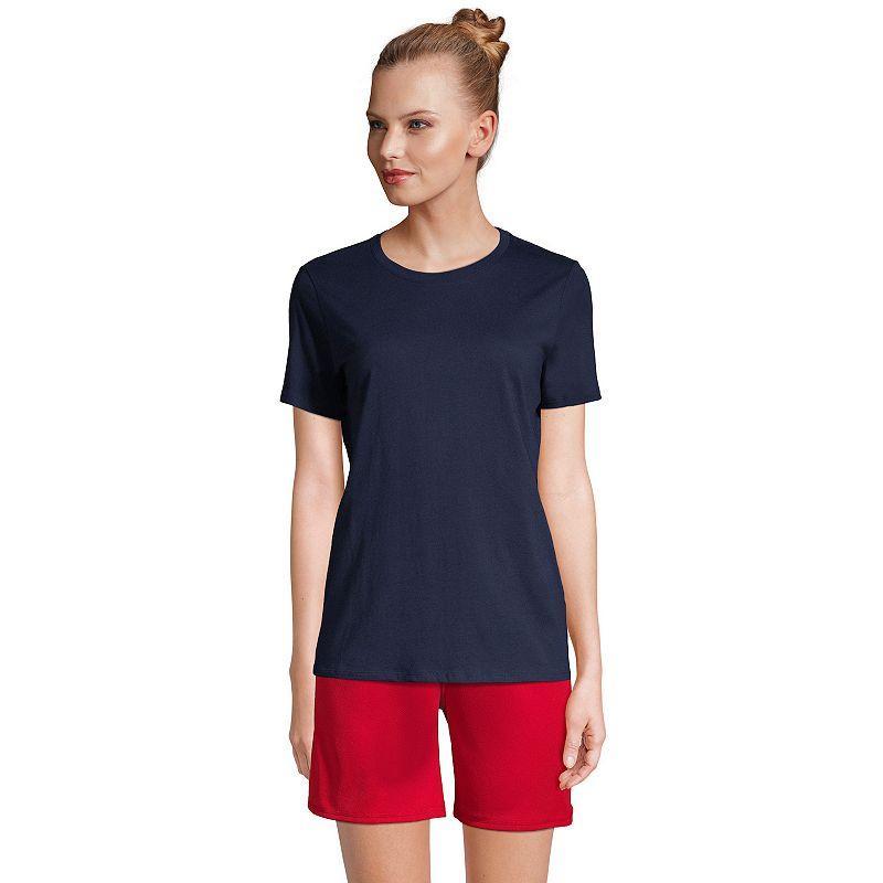 Womens Lands End Short Sleeve Essential Tee Product Image