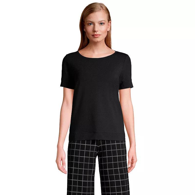 Petite Lands End Short Sleeve Pajama Tee, Womens Product Image