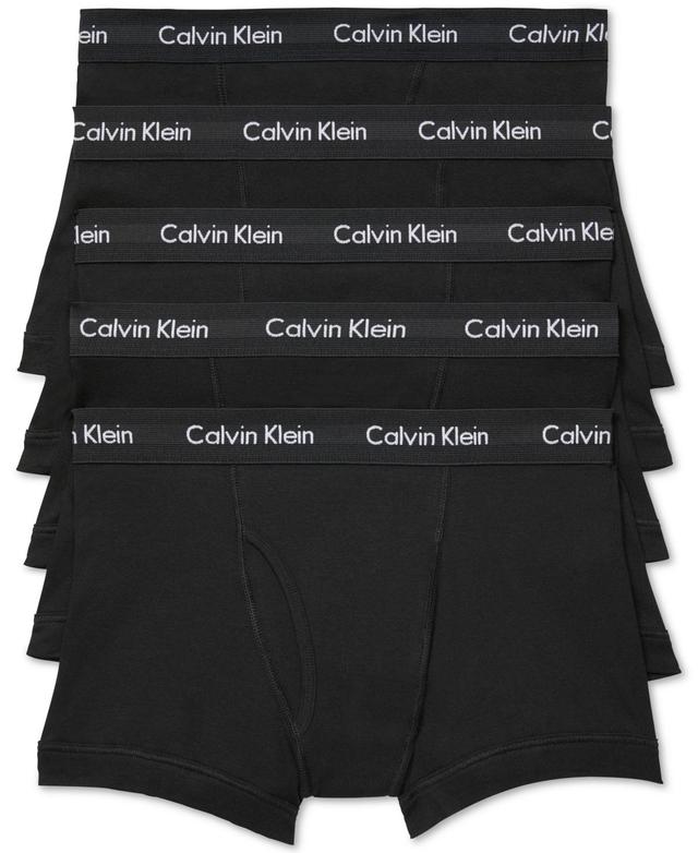 Calvin Klein Mens Cotton Classics 5-Pack Trunk - Black - M Product Image