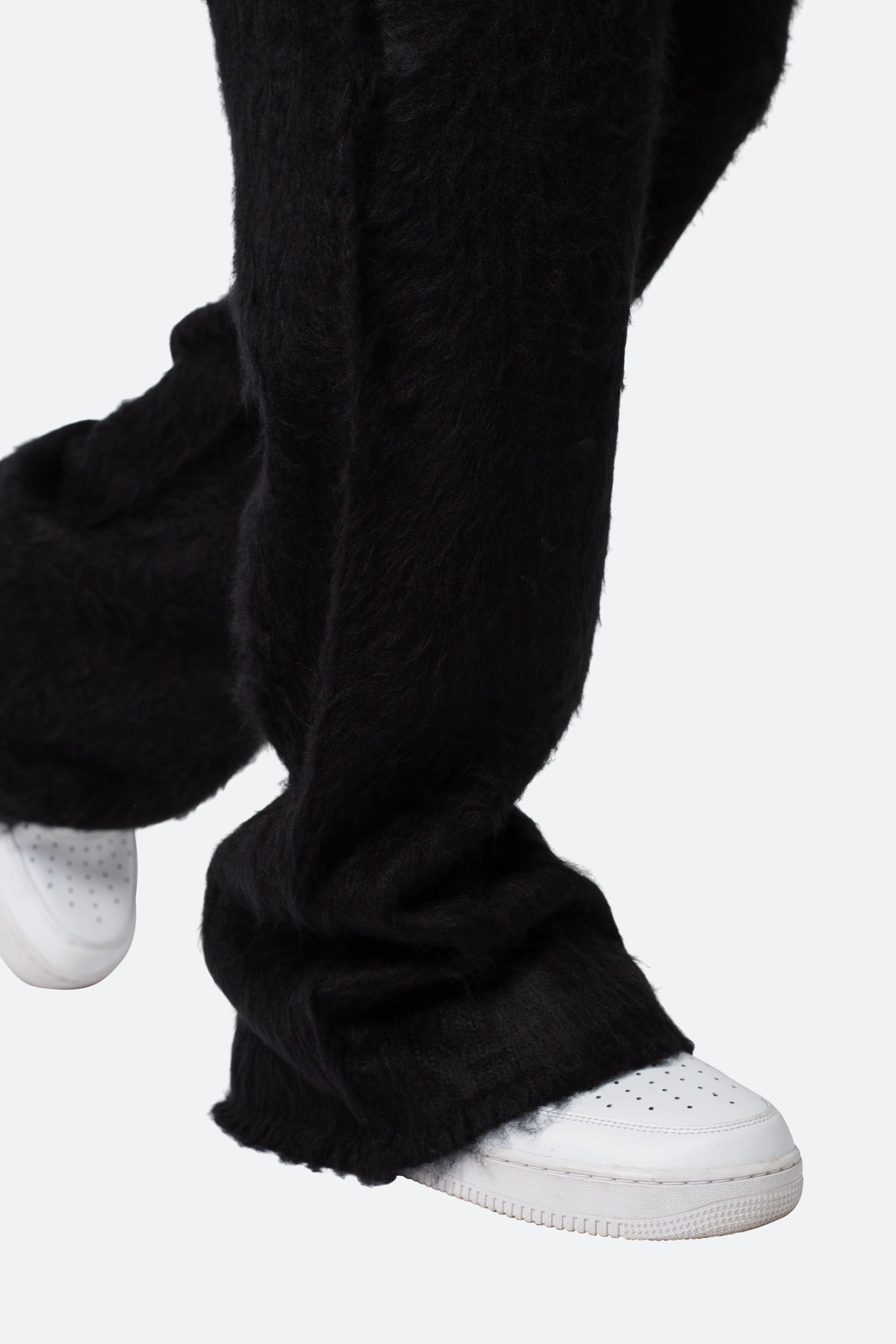 Fuzzy Sweatpants - Black Product Image