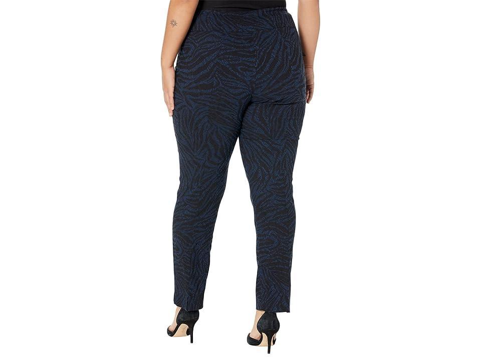 Elliott Lauren In The Elastic Waist Pull-On Pants (Royal/Black) Women's Clothing Product Image