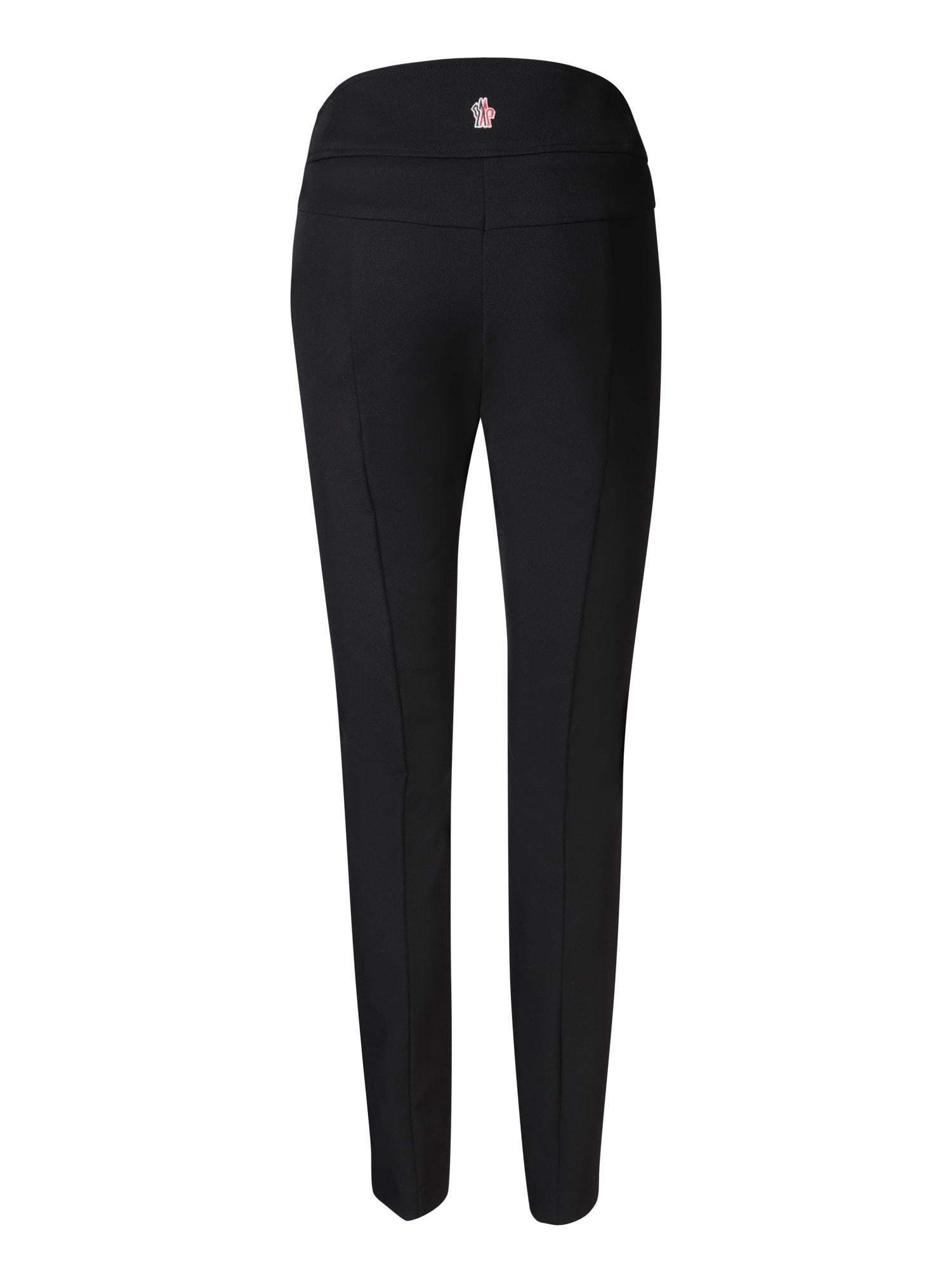 MONCLER Technical Stretch Ski Stirrup Pants In Black Product Image