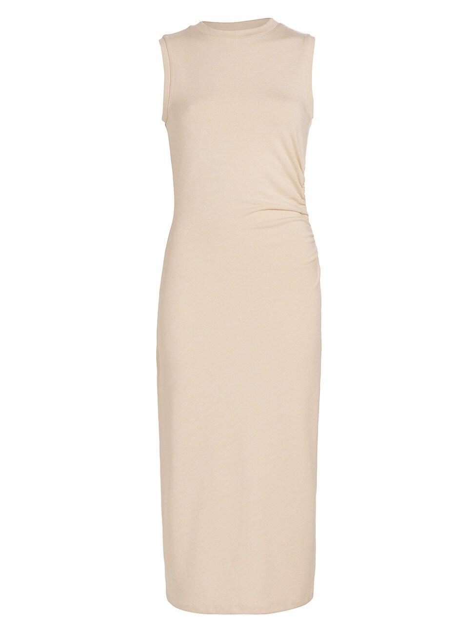 Womens Stretch Jersey Sleeveless Midi-Dress Product Image