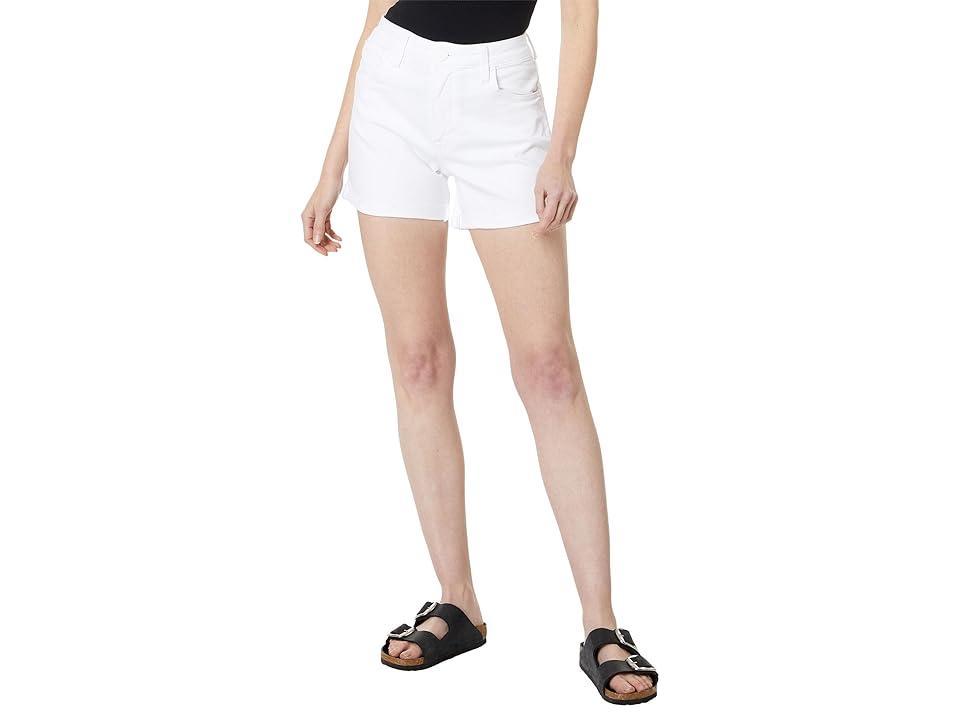 KUT from the Kloth Jane High Rise Short Roll Up Raw Hem (Optic ) Women's Jumpsuit & Rompers One Piece Product Image