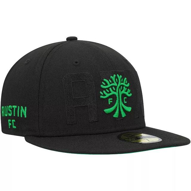 Mens New Era Black Austin Fc Kick Off 59FIFTY Fitted Hat Product Image