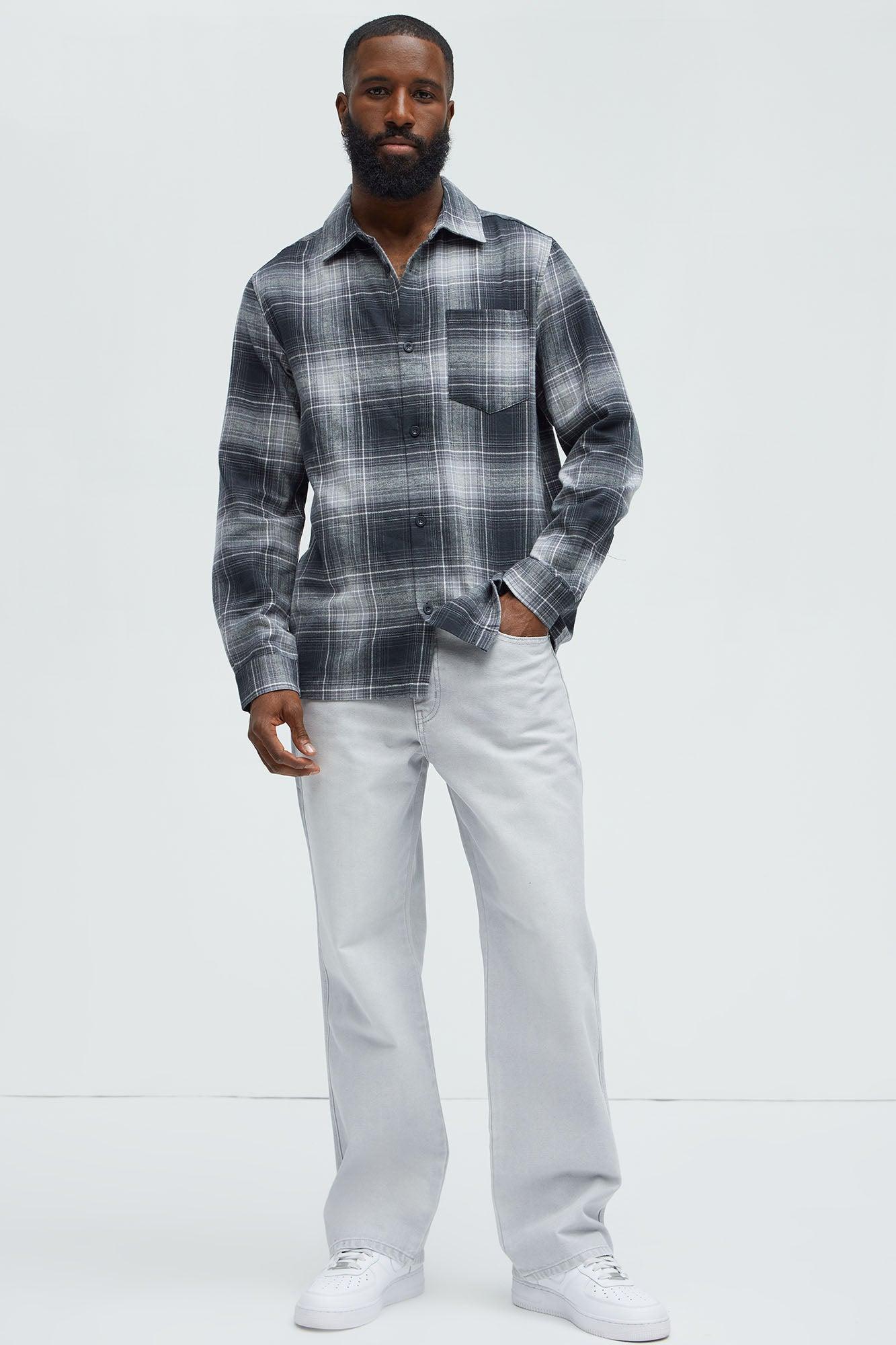 Eatonia Flannel Shirt - Grey/combo Product Image