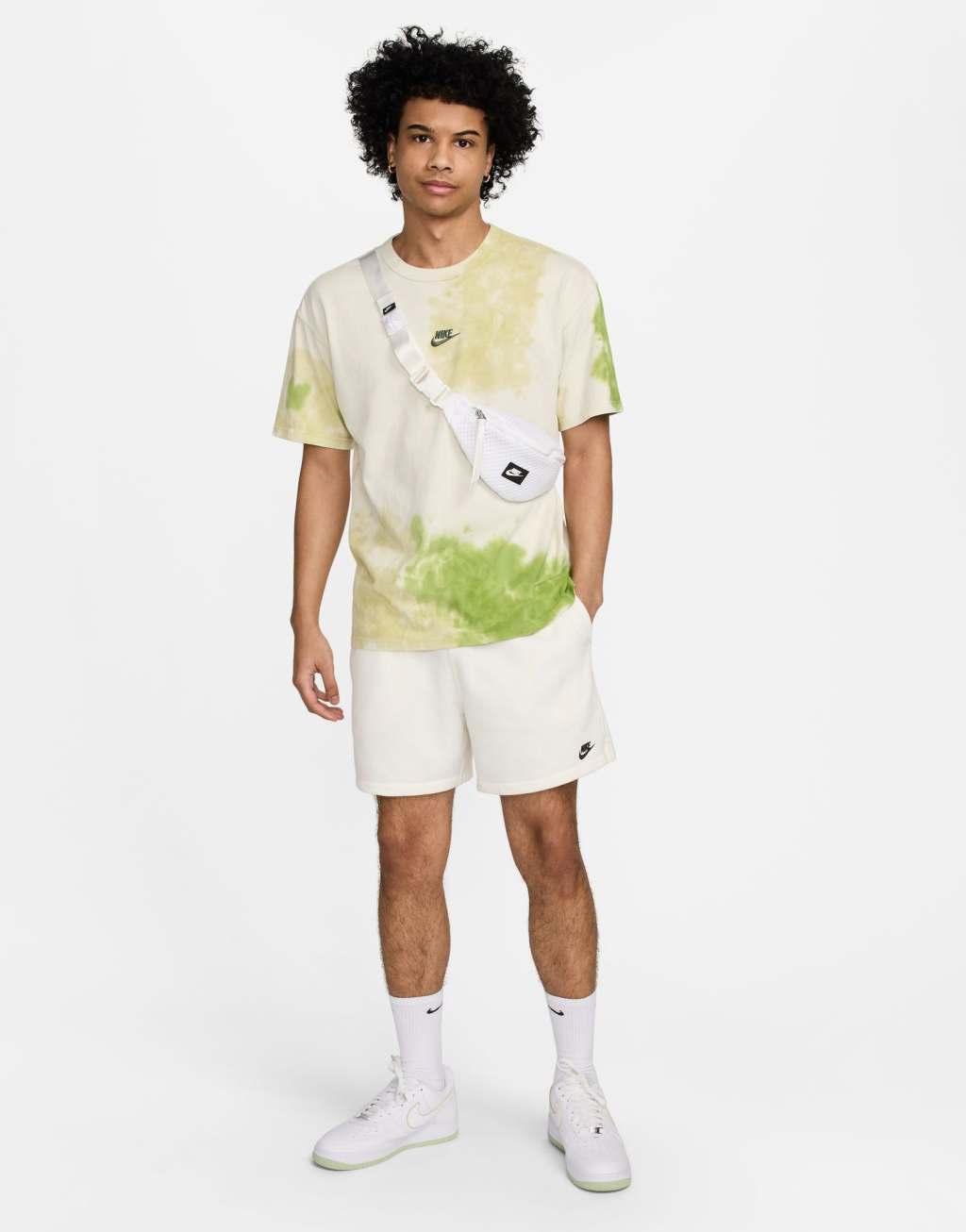 Nike Club French Terry shorts in off white Product Image