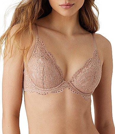 b.temptd by Wacoal Womens Ciao Bella Plunging Contour Lace Bra 953344 Product Image