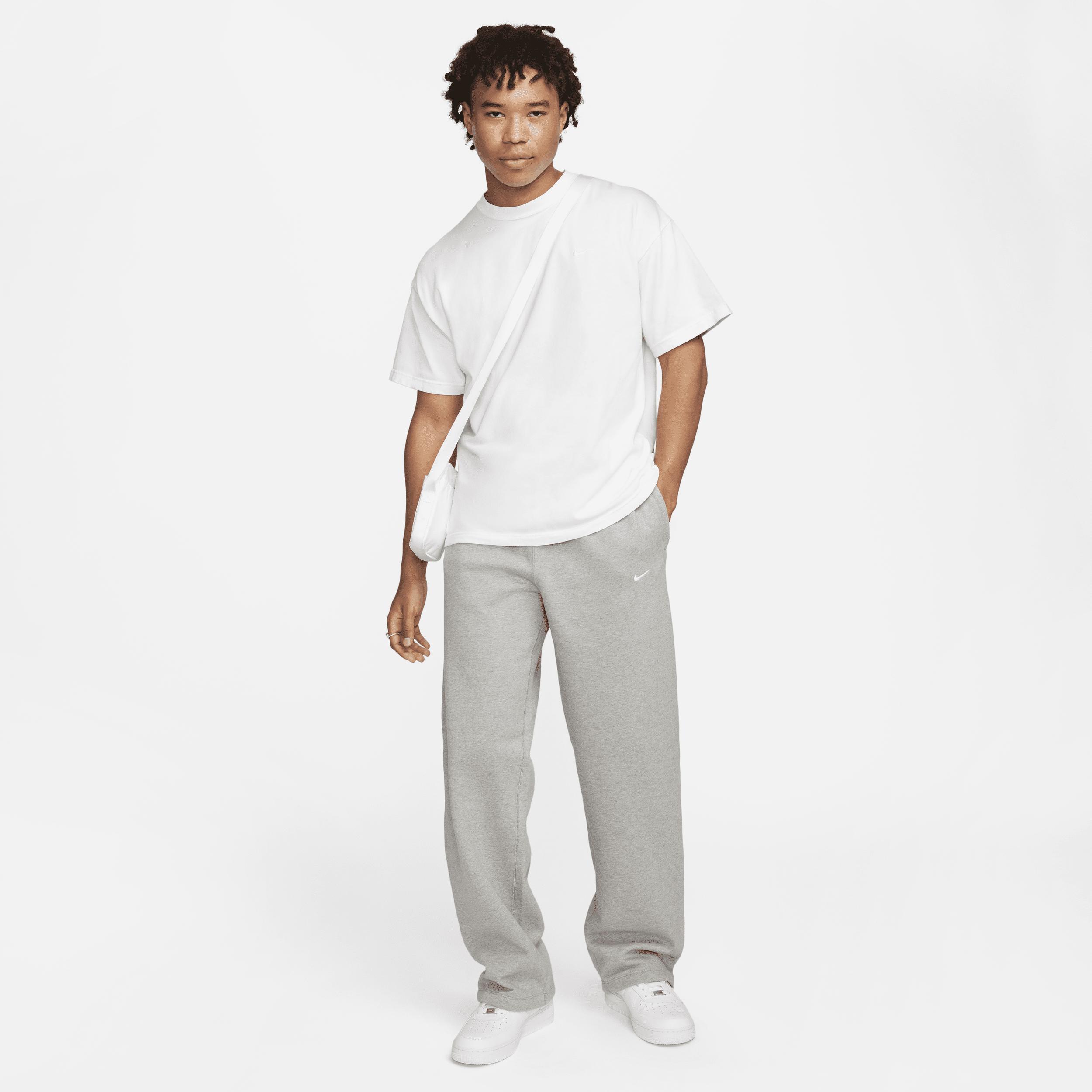 Men's Nike Sportswear Swoosh Open-Hem Fleece Pants Product Image