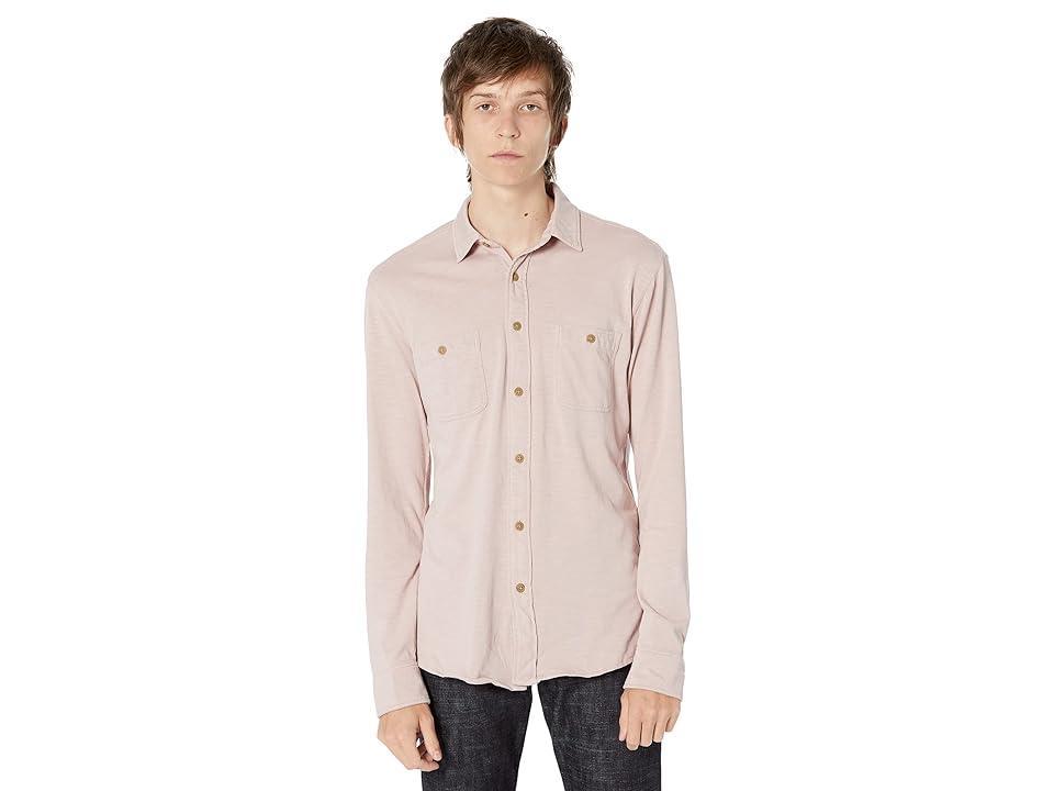 Faherty Knit Seasons Shirt (Quartz ) Men's Clothing Product Image